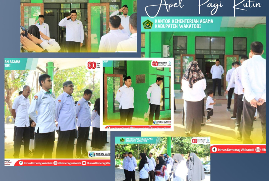 Kegiatan Apel Pagi rutin