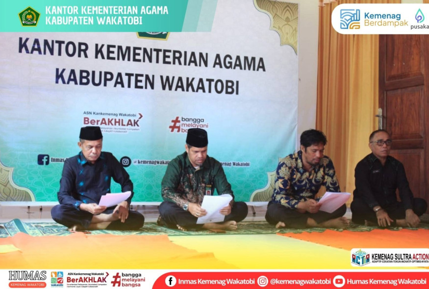 Kemenag Wakatobi Gelar Dzikir dan Doa Bersama untuk Keselamatan Bangsa